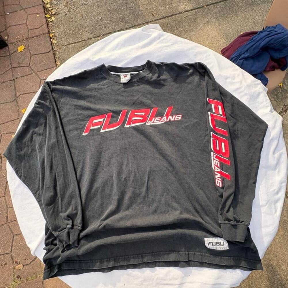 Vintage 90s super FUBU Jeans Long Sleeve Shirt
